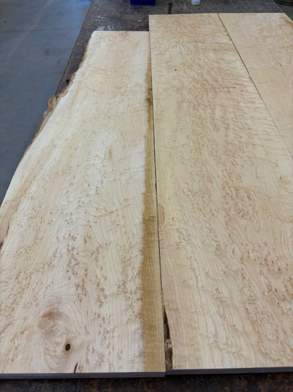 4/4 3 piece set of birdseye maple-44BE1008-$200 Includes Shipping