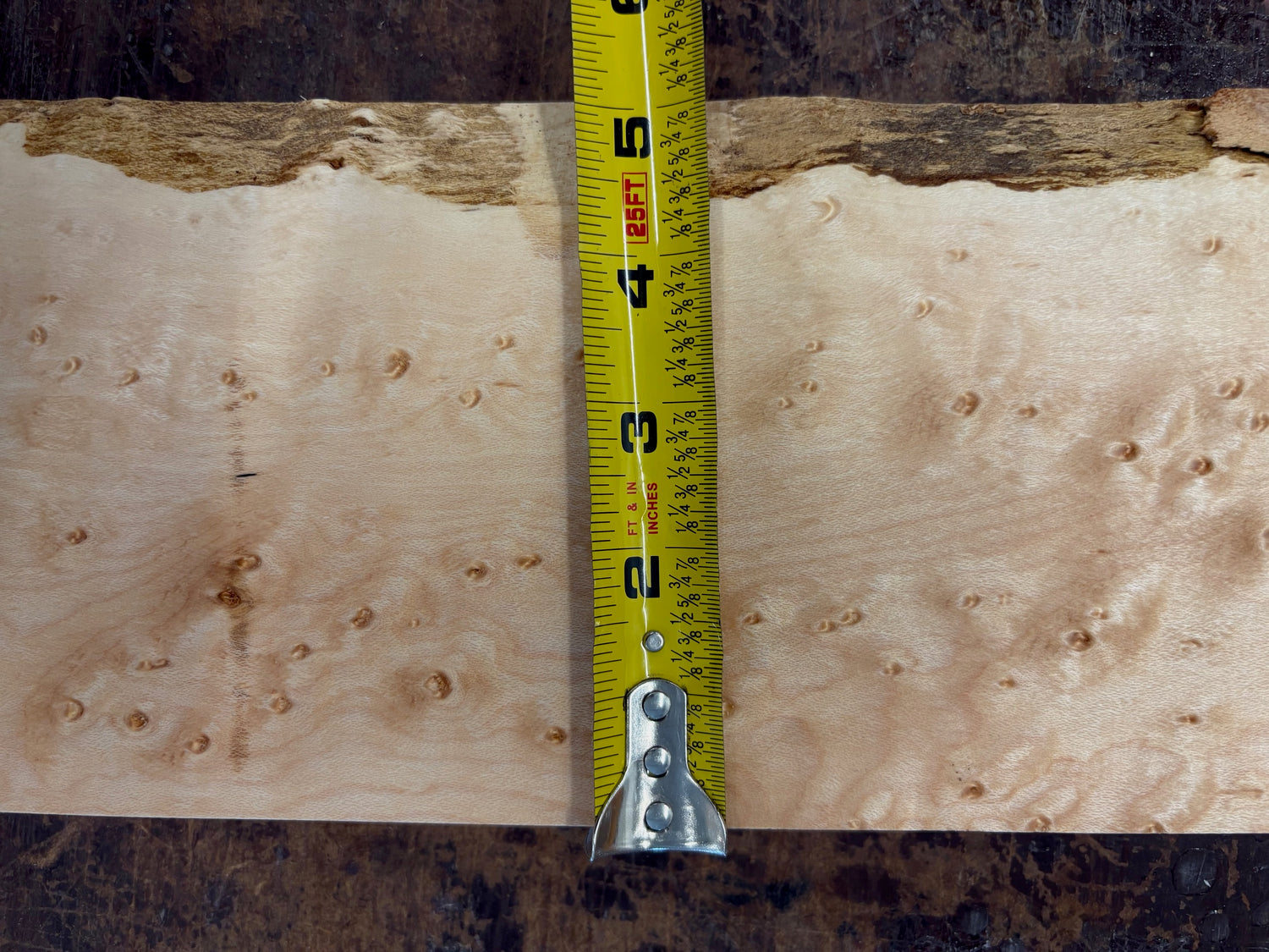 4/4 Birdseye Maple Board (Guitar Neck)-44BE1011-$50 Includes Shipping
