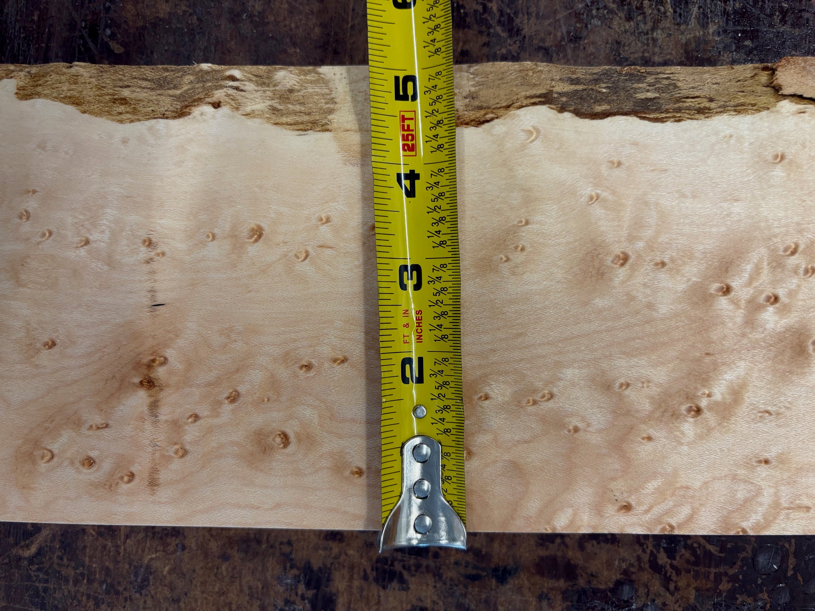 4/4 Birdseye Maple Board (Guitar Neck)-44BE1011-$50 Includes Shipping