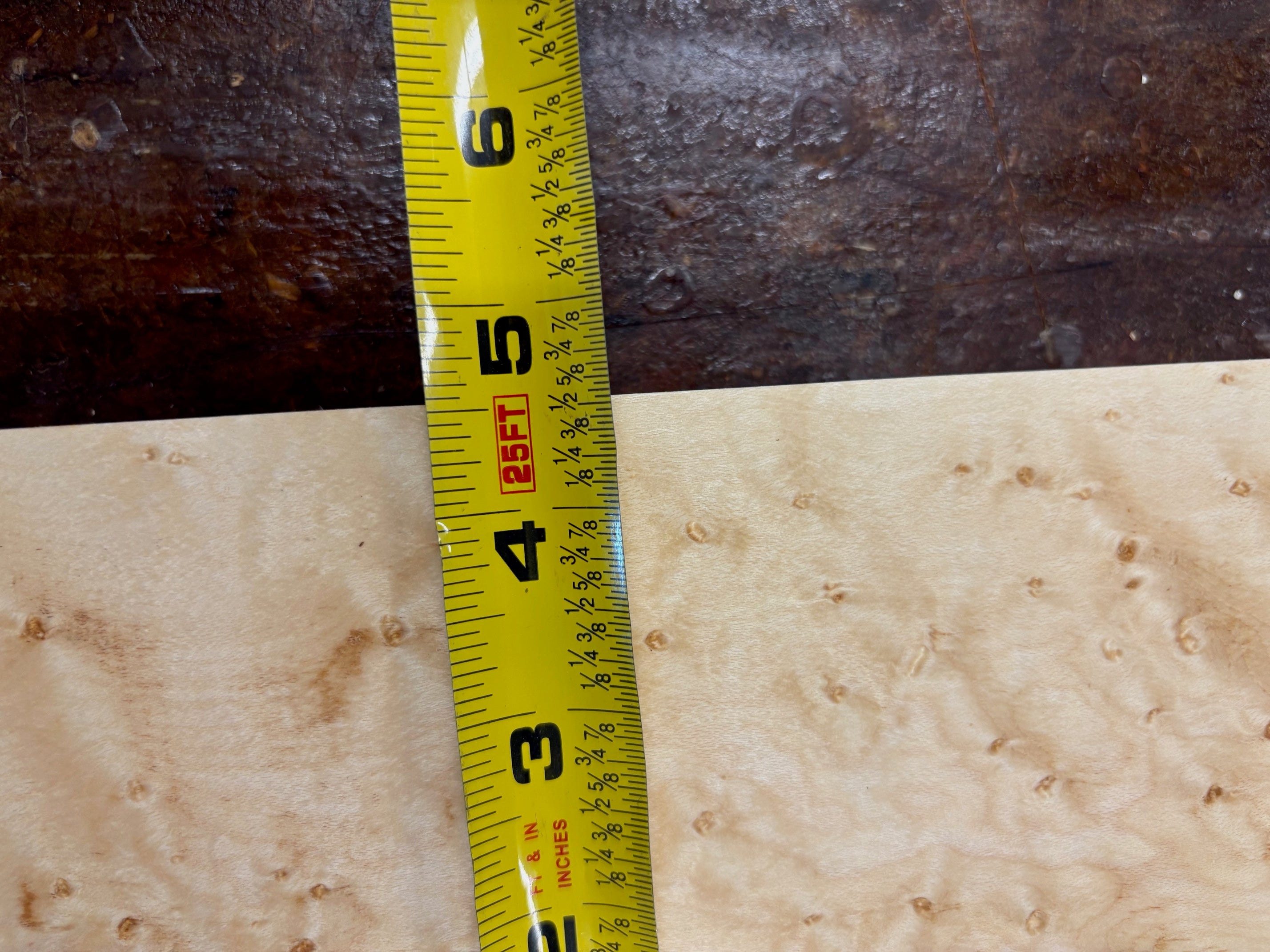4/4 Birdseye Maple Board (Guitar Neck)-44BE1013-$65 Includes Shipping