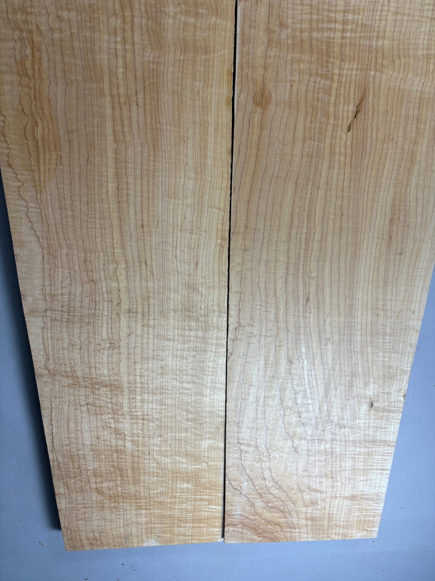 2- 4/4 Curly Maple Boards-44CM1015-$125 Includes Shipping