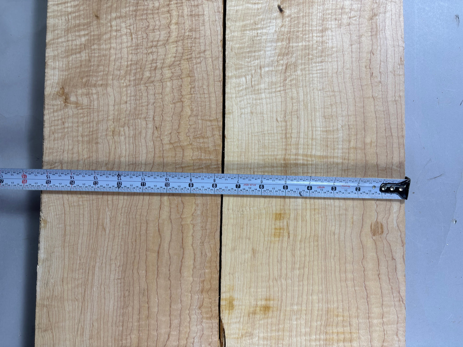 2- 4/4 Curly Maple Boards-44CM1015-$125 Includes Shipping