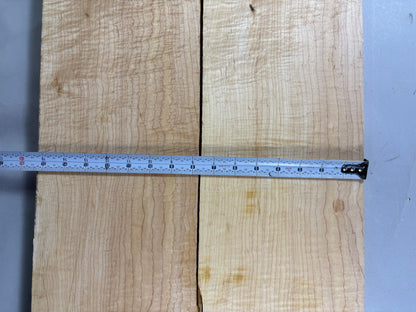 2- 4/4 Curly Maple Boards-44CM1015-$125 Includes Shipping