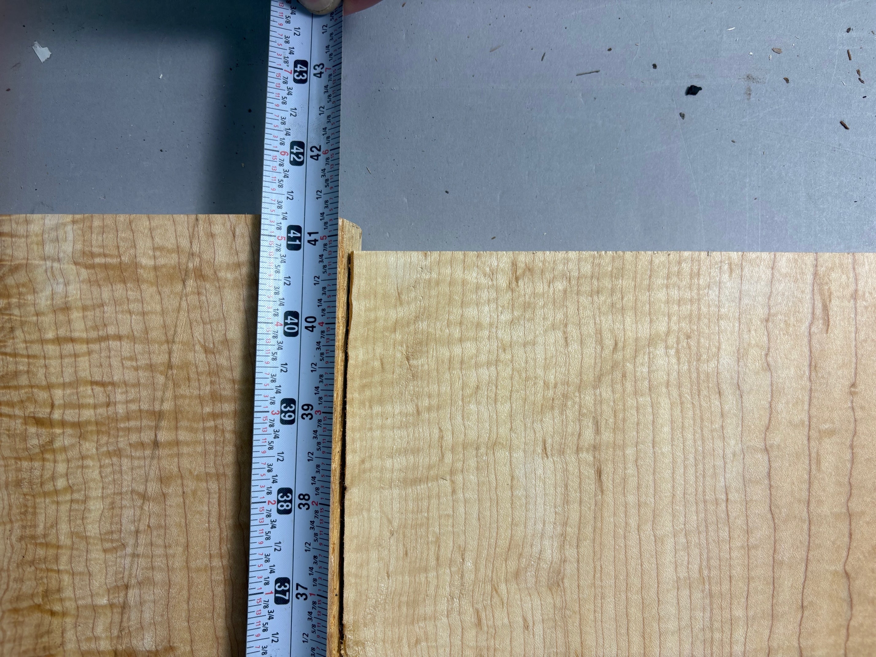 2- 4/4 Curly Maple Boards-44CM1015-$125 Includes Shipping