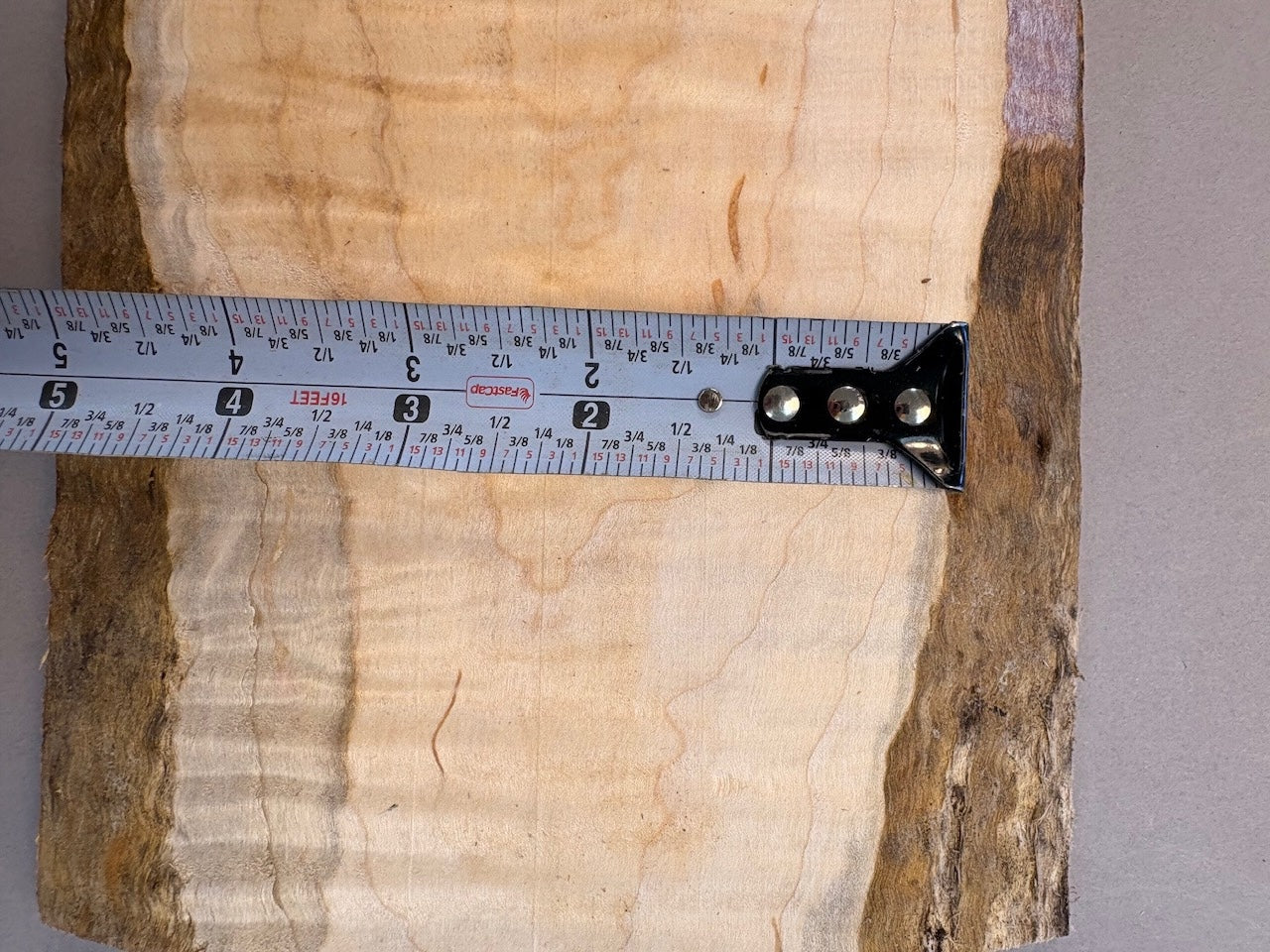 4/4 curly maple board-44CM1017-$60 includes shipping