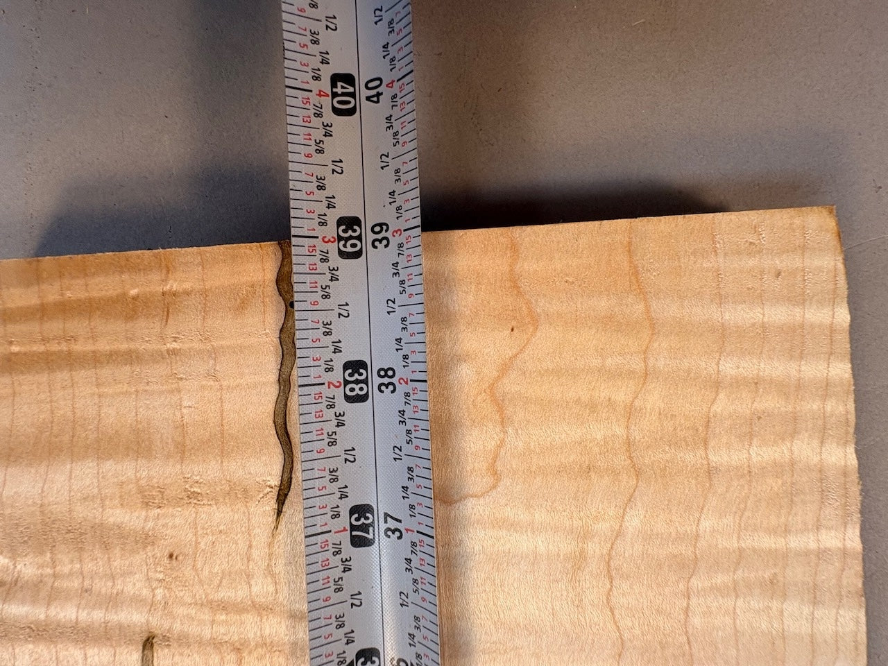 4/4 Curly Maple Board-44CM1018-$60 Includes Shipping