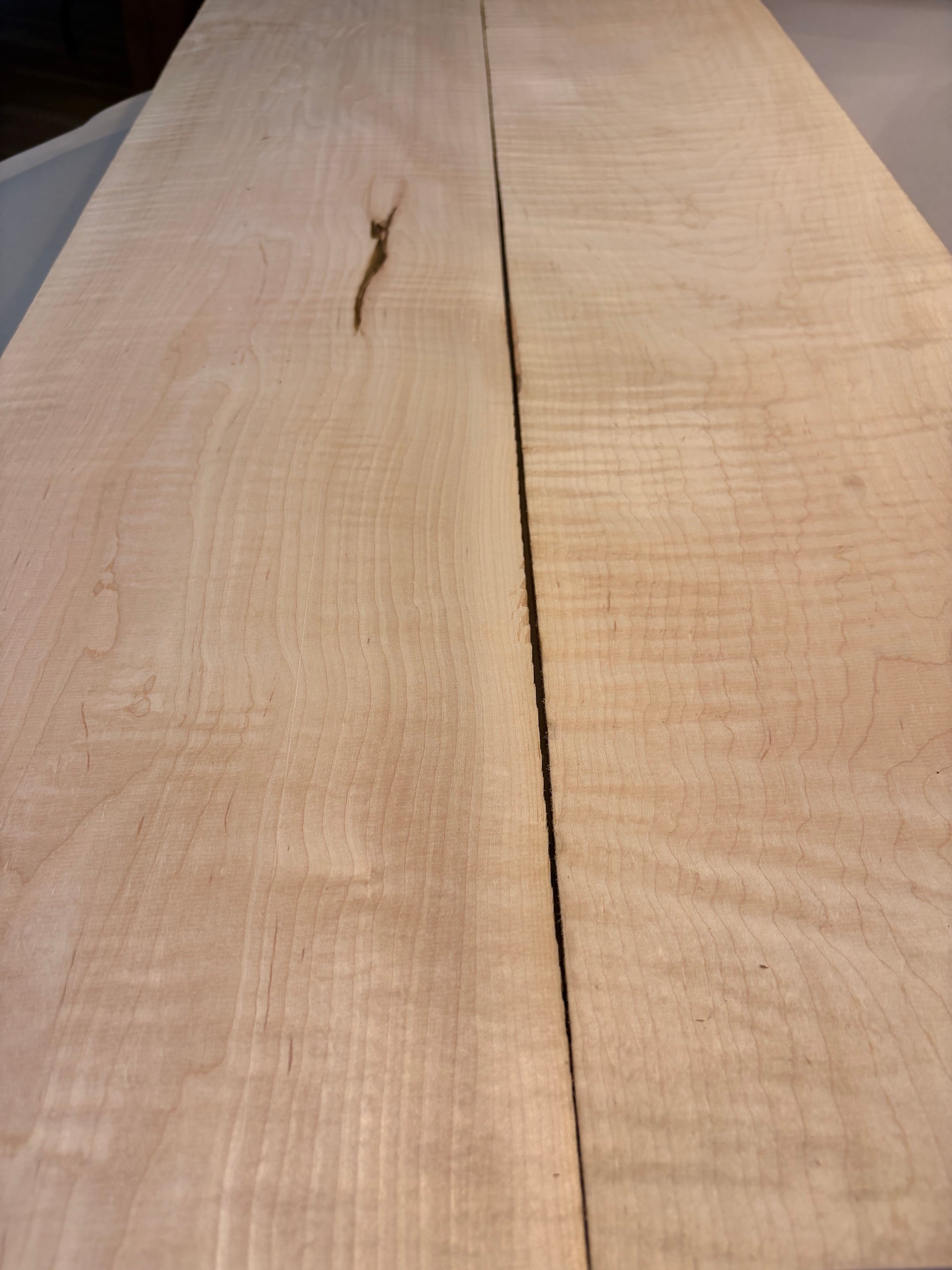 2-4/4 Curly Maple Boards-44CM1019-$125 Includes Shipping