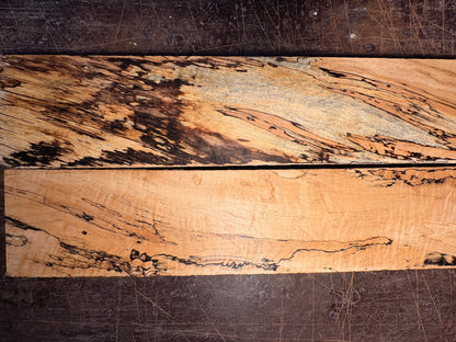 Spalted curly hard maple