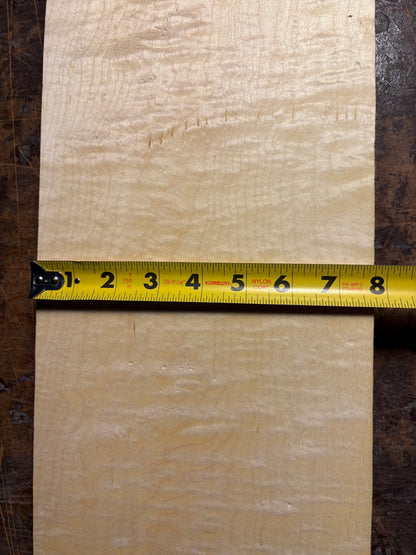 4/4 Curly Hard Maple Board-44CM1021-$65 includes shipping