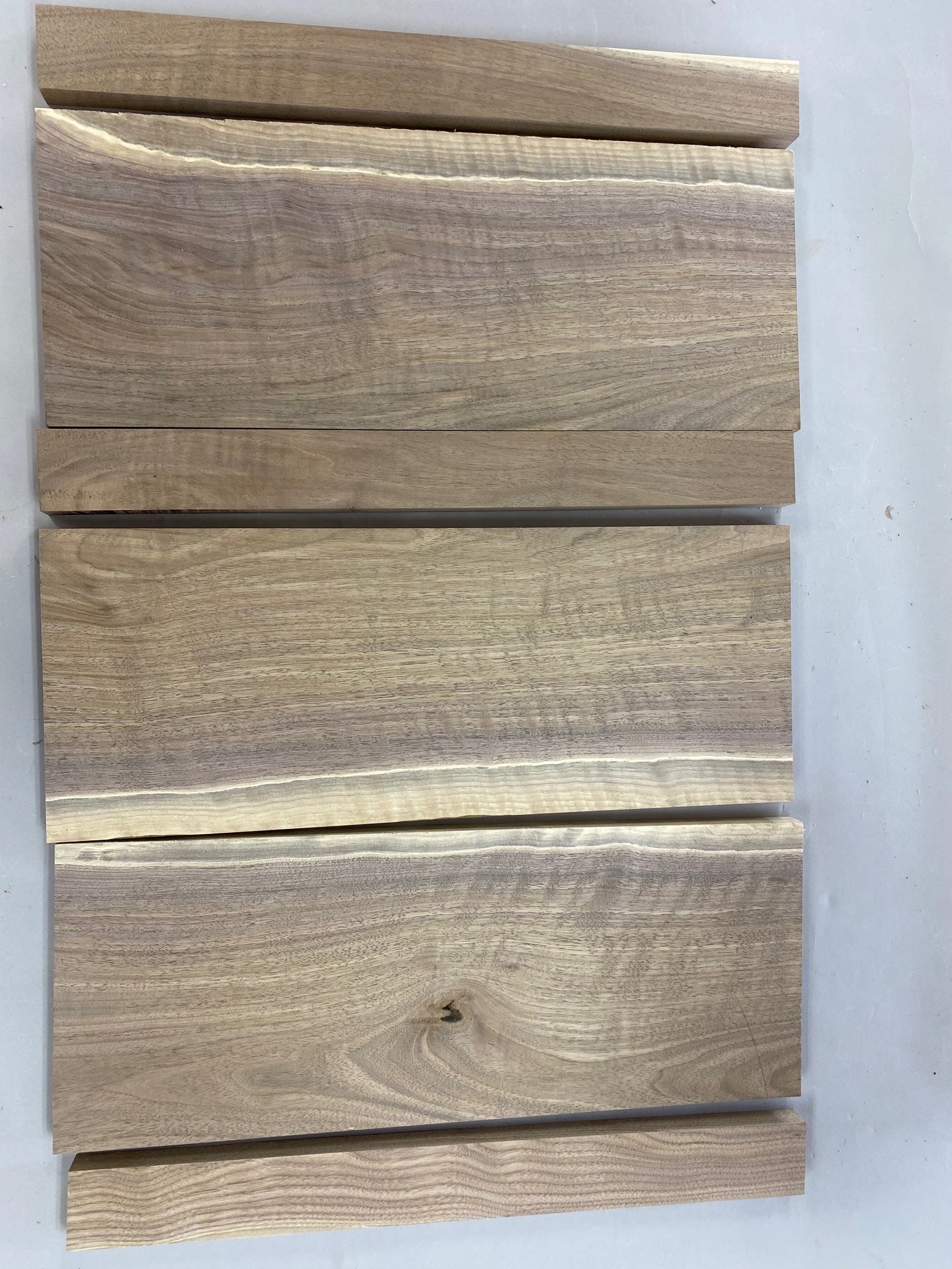 4/4 Curly Walnut Project Pack-44CW1002-$175 Includes Shipping