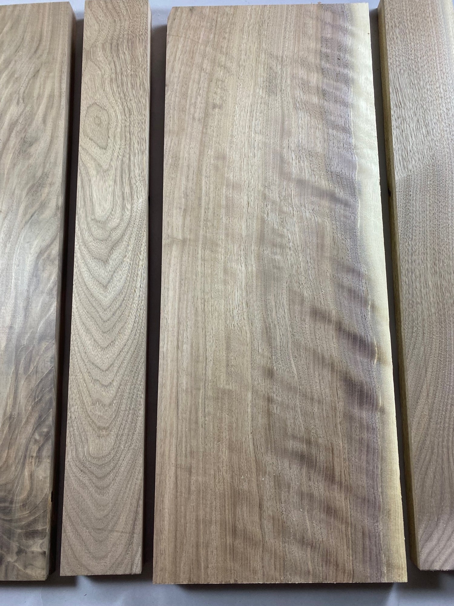 4/4 Curly Walnut Project Pack-44CW1004-$175 Includes Shipping