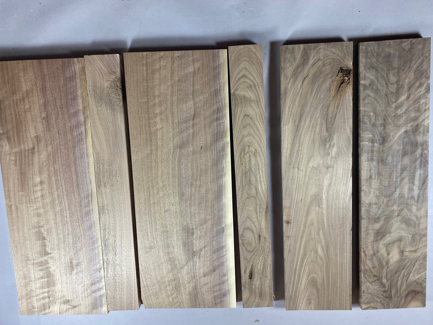 4/4 Curly Walnut Project Pack-44CW1004-$175 Includes Shipping