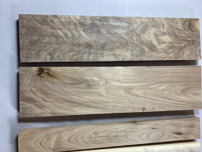 4/4 Curly Walnut Project Pack-44CW1004-$175 Includes Shipping
