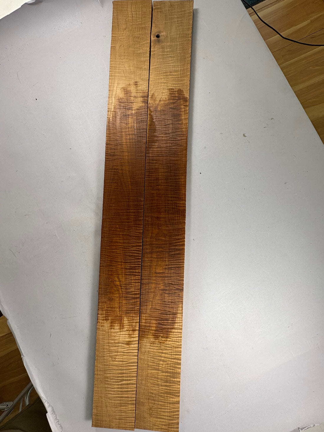 4/4 Roasted Curly Maple (2 boards)-44RCM1001-$250 Includes Shipping