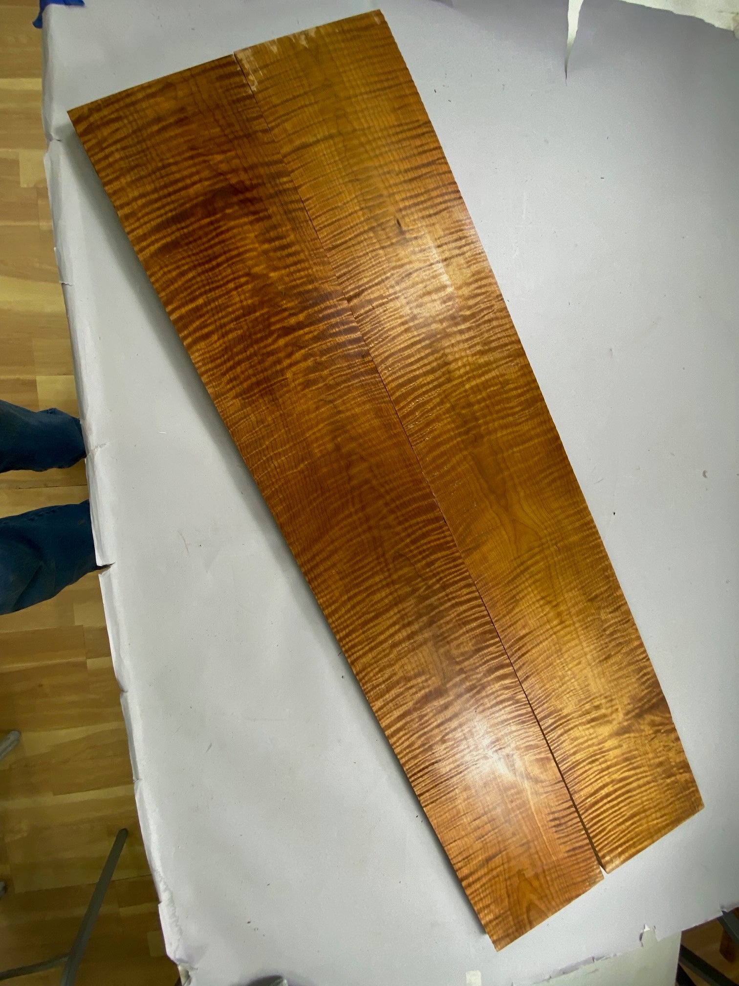 4/4 Roasted Curly Maple (2 boards)-44RCM1002-$320 Includes Shipping