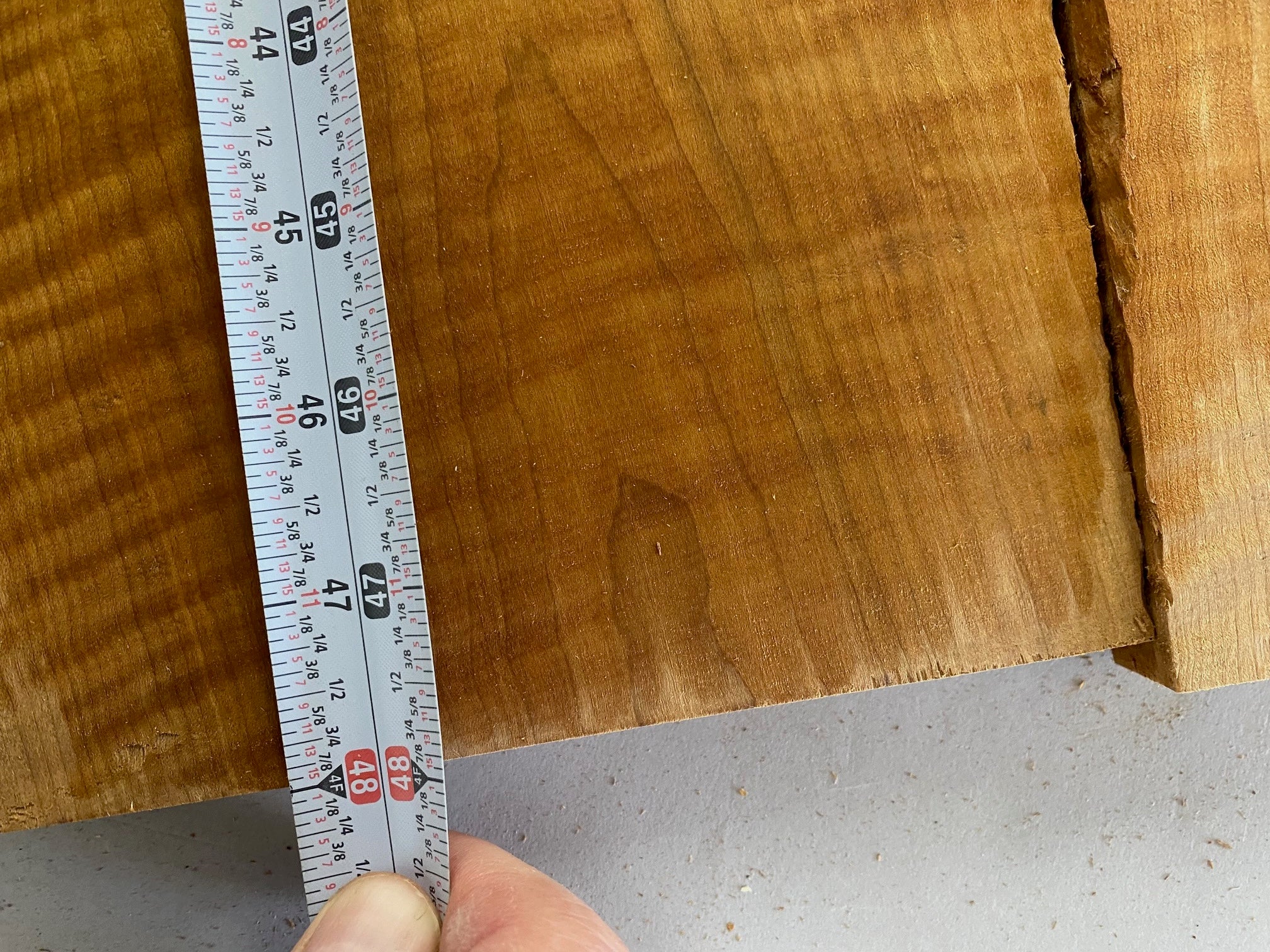 4/4 Roasted Curly Maple (2 boards)-44RCM1002-$320 Includes Shipping