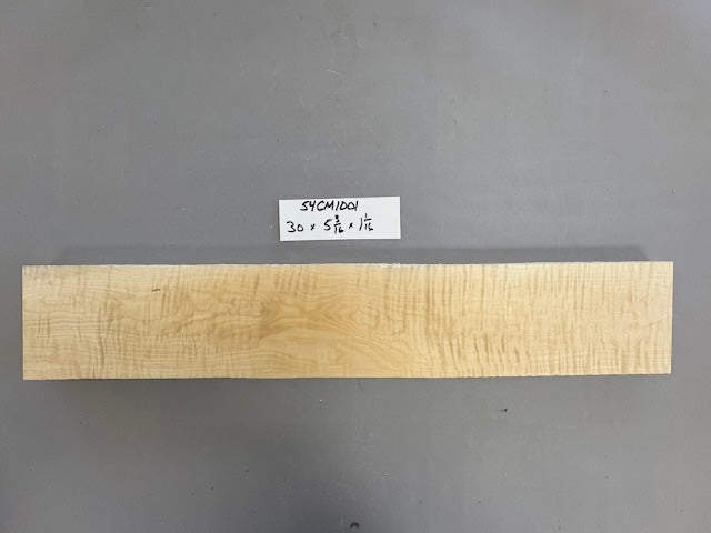 5/4 Curly Maple Guitar Neck Blank-54CM1001-$60 includes shipping