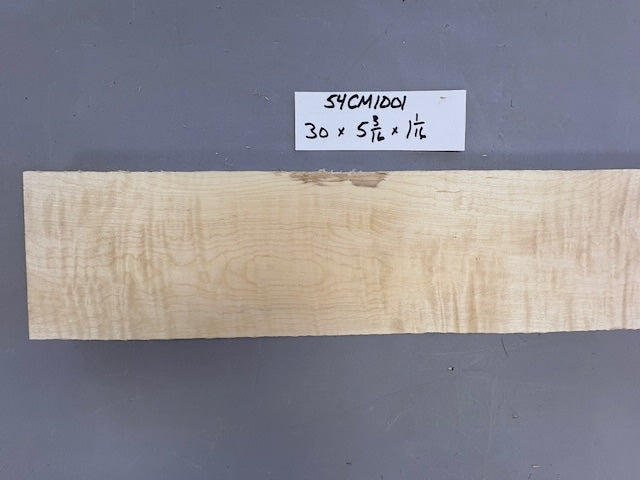 5/4 Curly Maple Guitar Neck Blank-54CM1001-$60 includes shipping