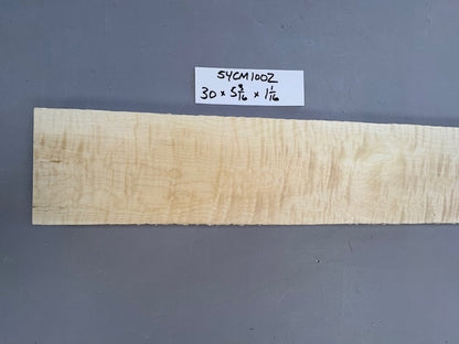 5/4 Curly Maple Guitar Neck Blank-54CM1002-$60 Includes Shipping