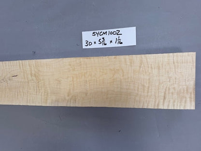 5/4 Curly Maple Guitar Neck Blank-54CM1002-$60 Includes Shipping
