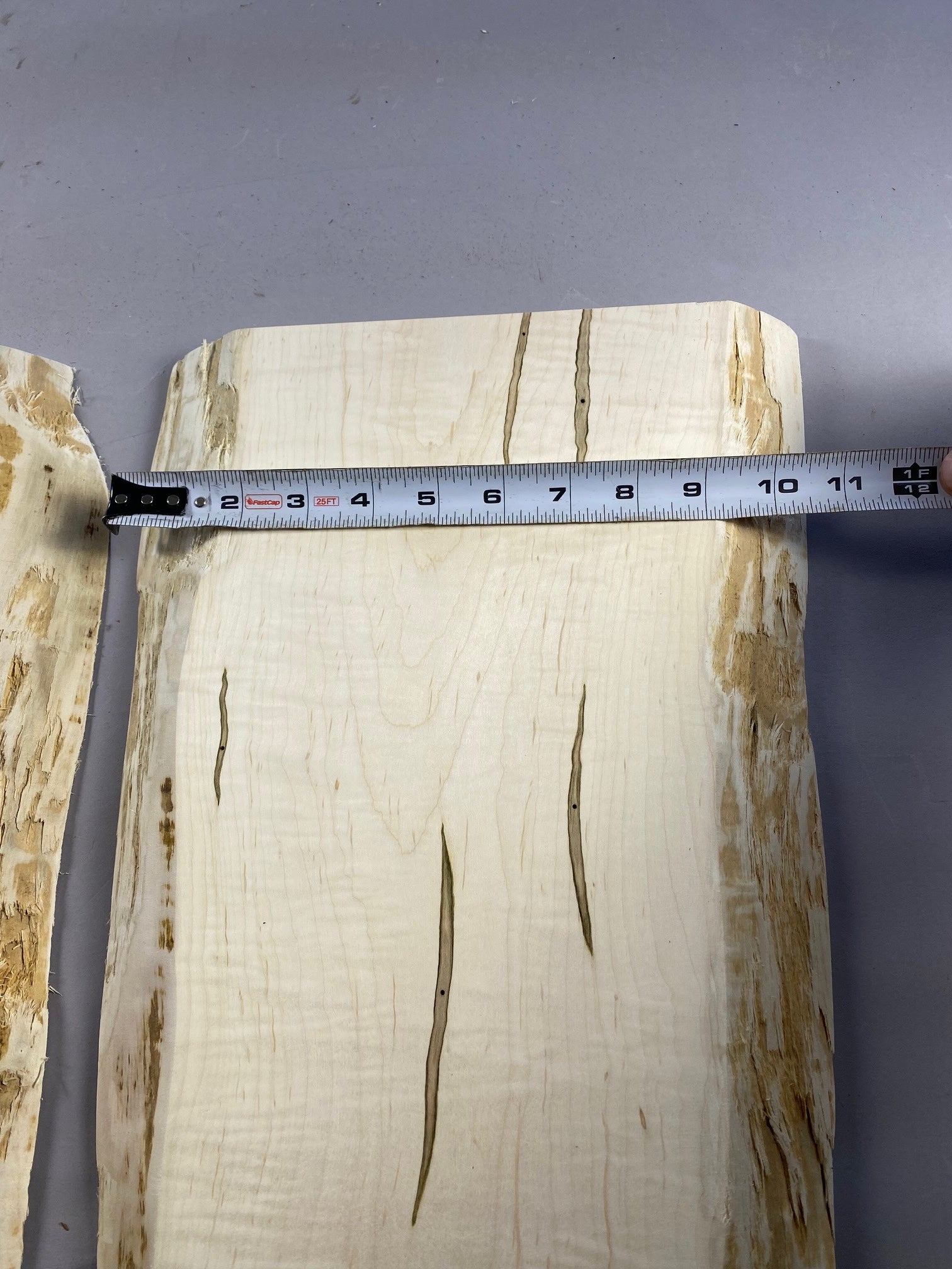 5/4 Curly Maple/Ambrosia Charcuterie Board Stock-$150 Includes Shipping