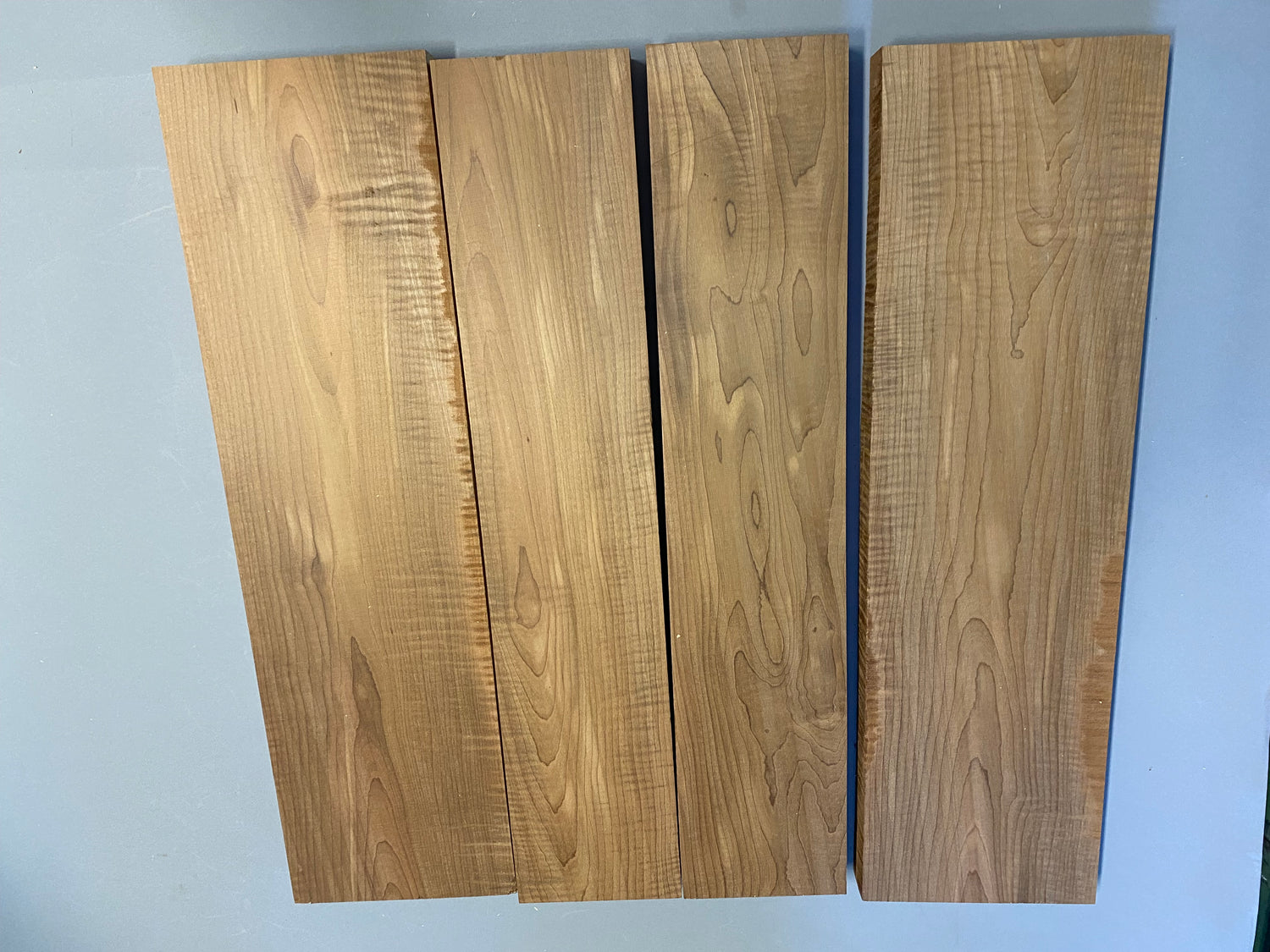 6/4 roasted curly maple 4 pc box