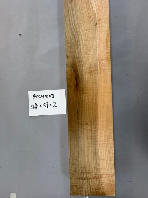 9/4 Curly hard maple-$160 includes shipping