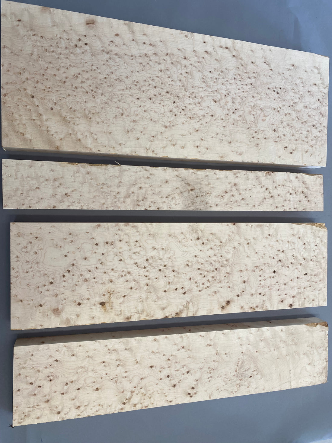 6/4 prime birdseye maple. Large flat rate box