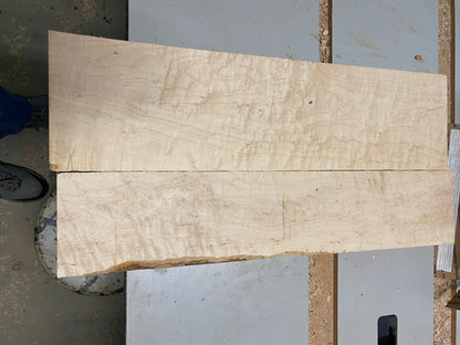 4/4 prime birdseye maple flat rate box.