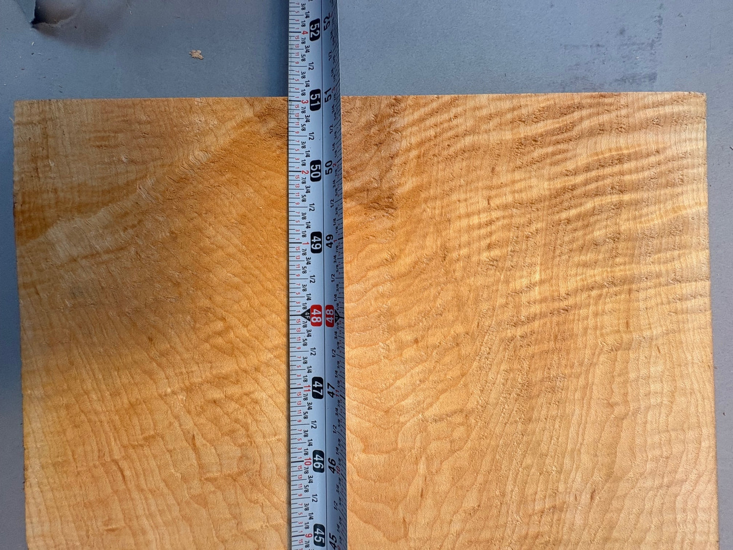 4/4 Curly Hard Maple Board-CM7-$85 Includes Shipping