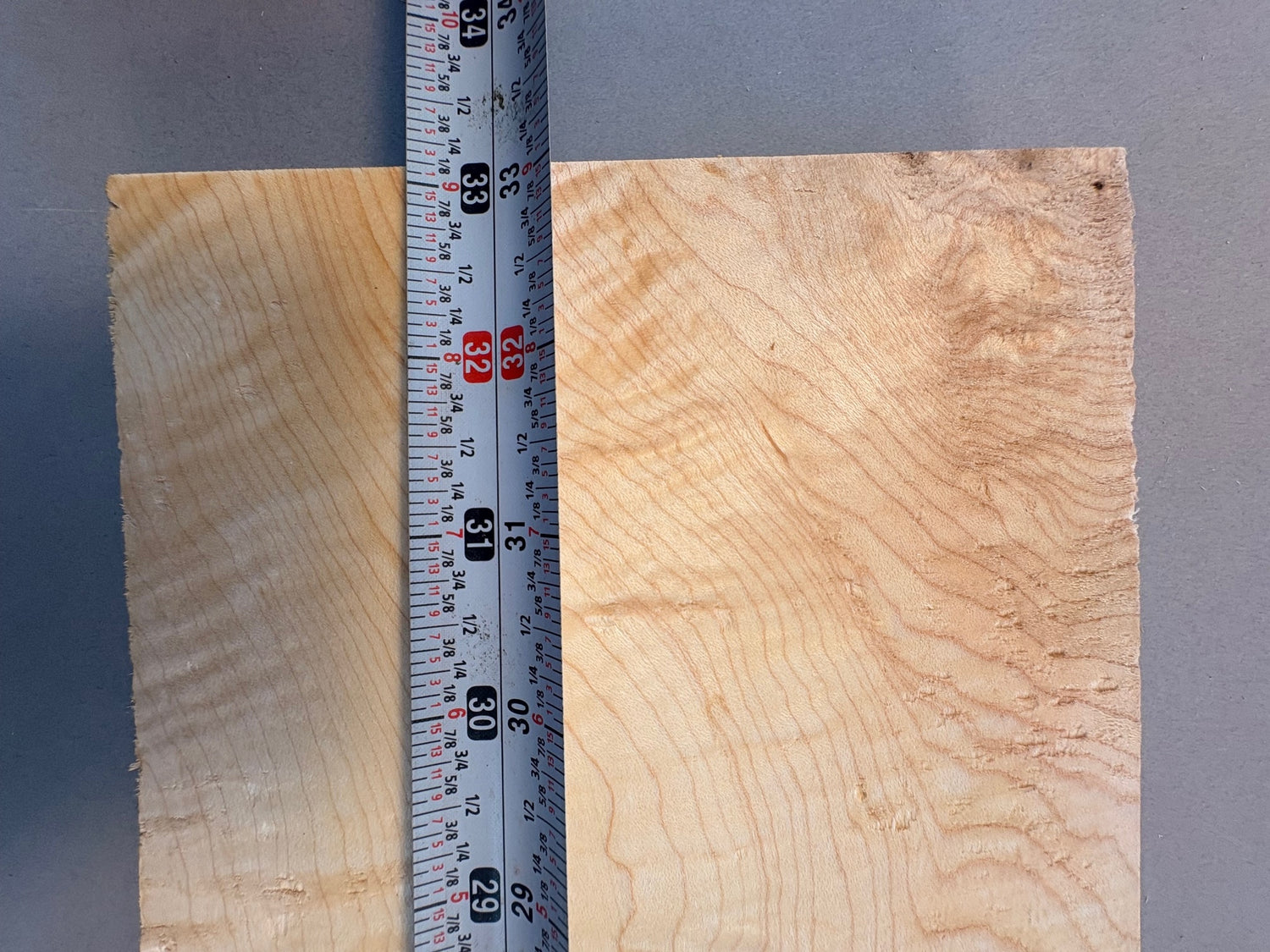 4/4 Curly Hard Maple Board-CM8-$40 includes shipping
