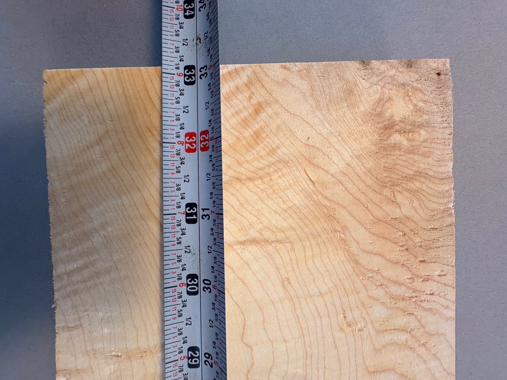 4/4 Curly Hard Maple Board-CM8-$40 includes shipping