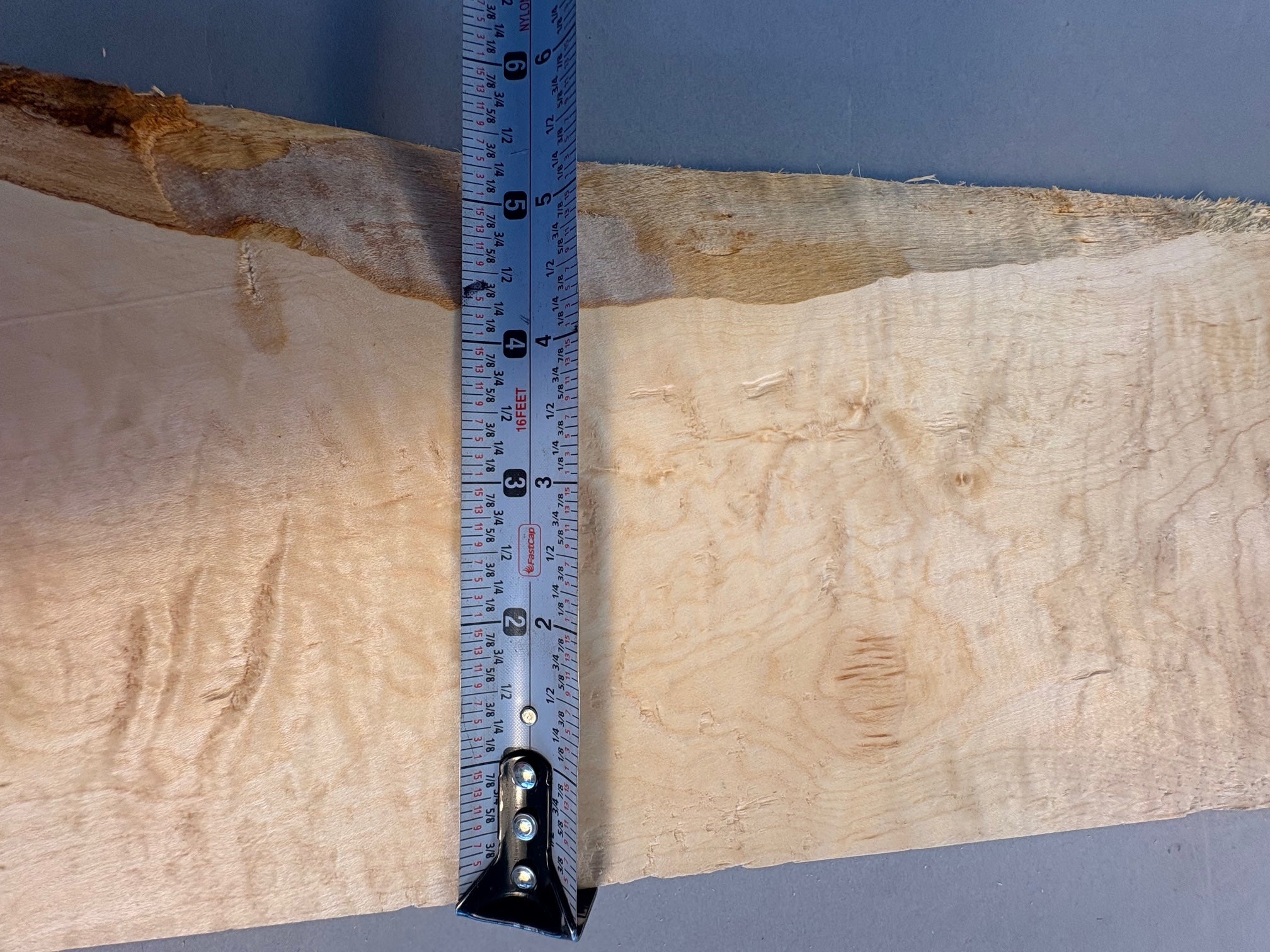 4/4 Curly Hard Maple Board-CM8-$40 includes shipping