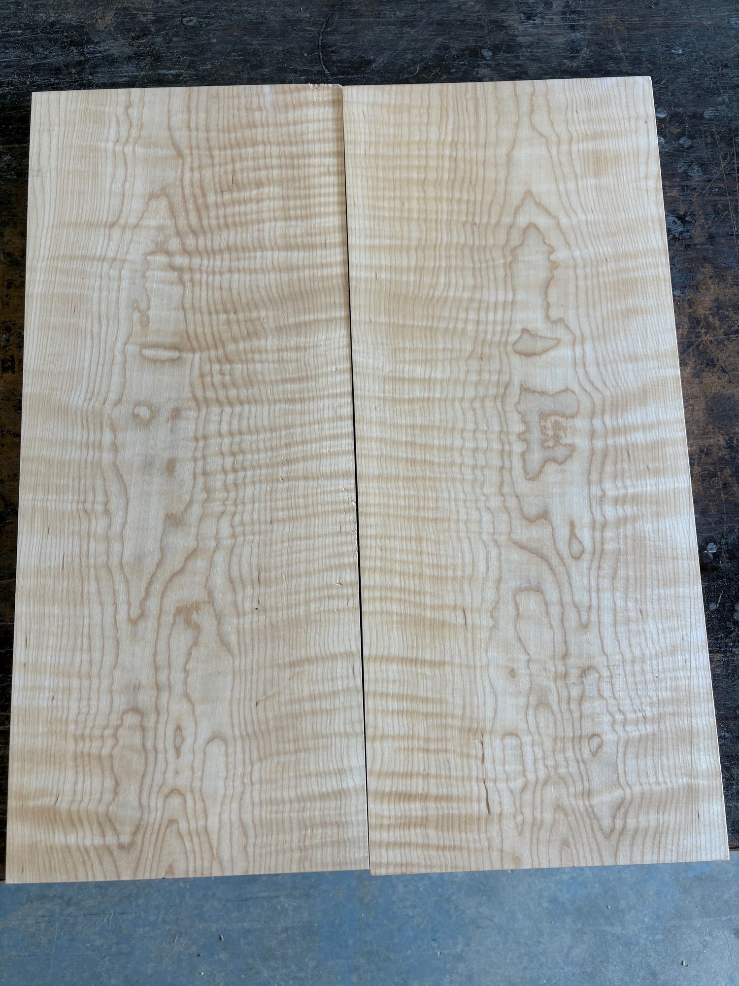 Curly Maple Carve Top-CMCT1003-$125 Includes Shipping