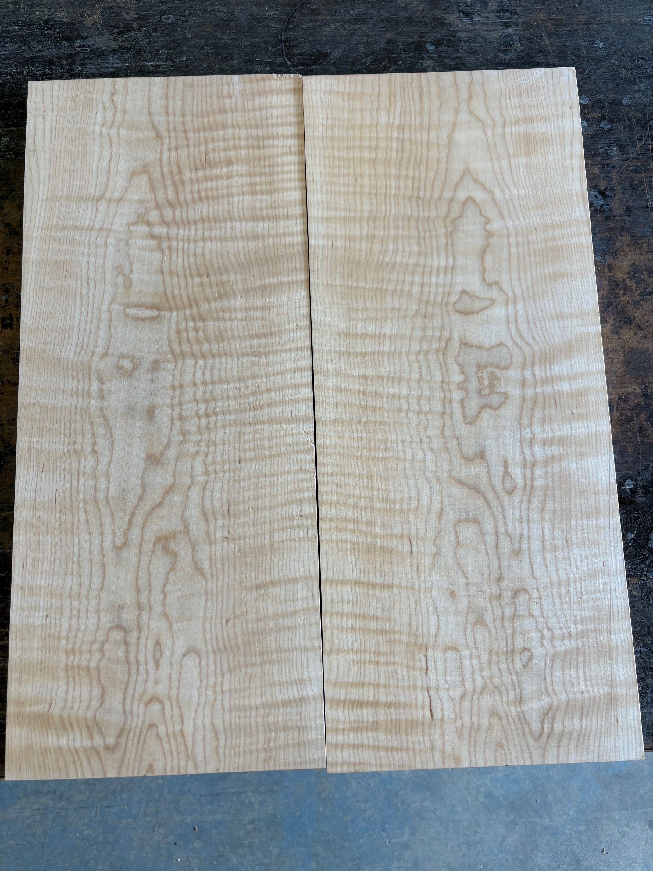 Curly Maple Carve Top-CMCT1003-$125 Includes Shipping