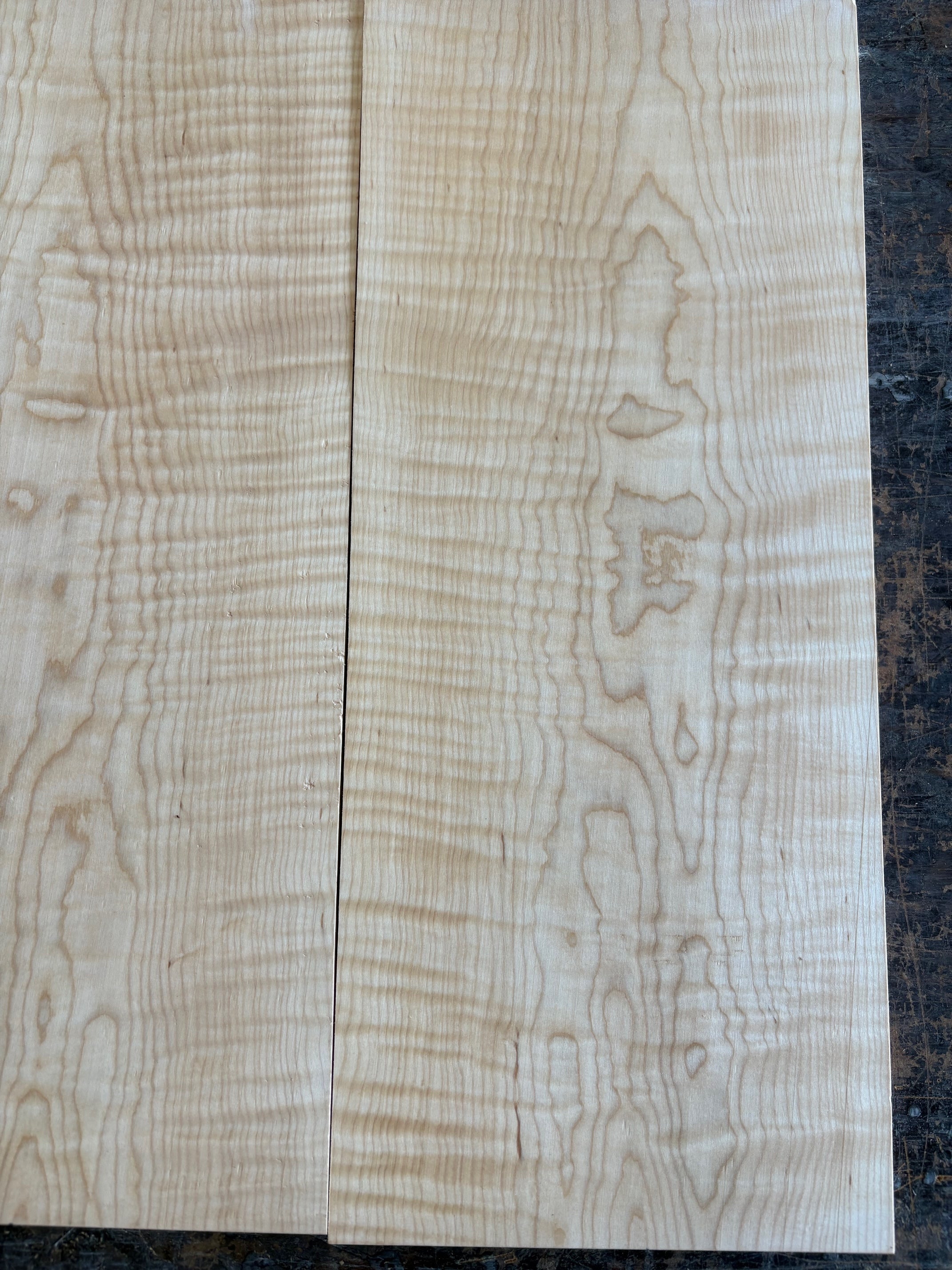Curly Maple Carve Top-CMCT1003-$125 Includes Shipping