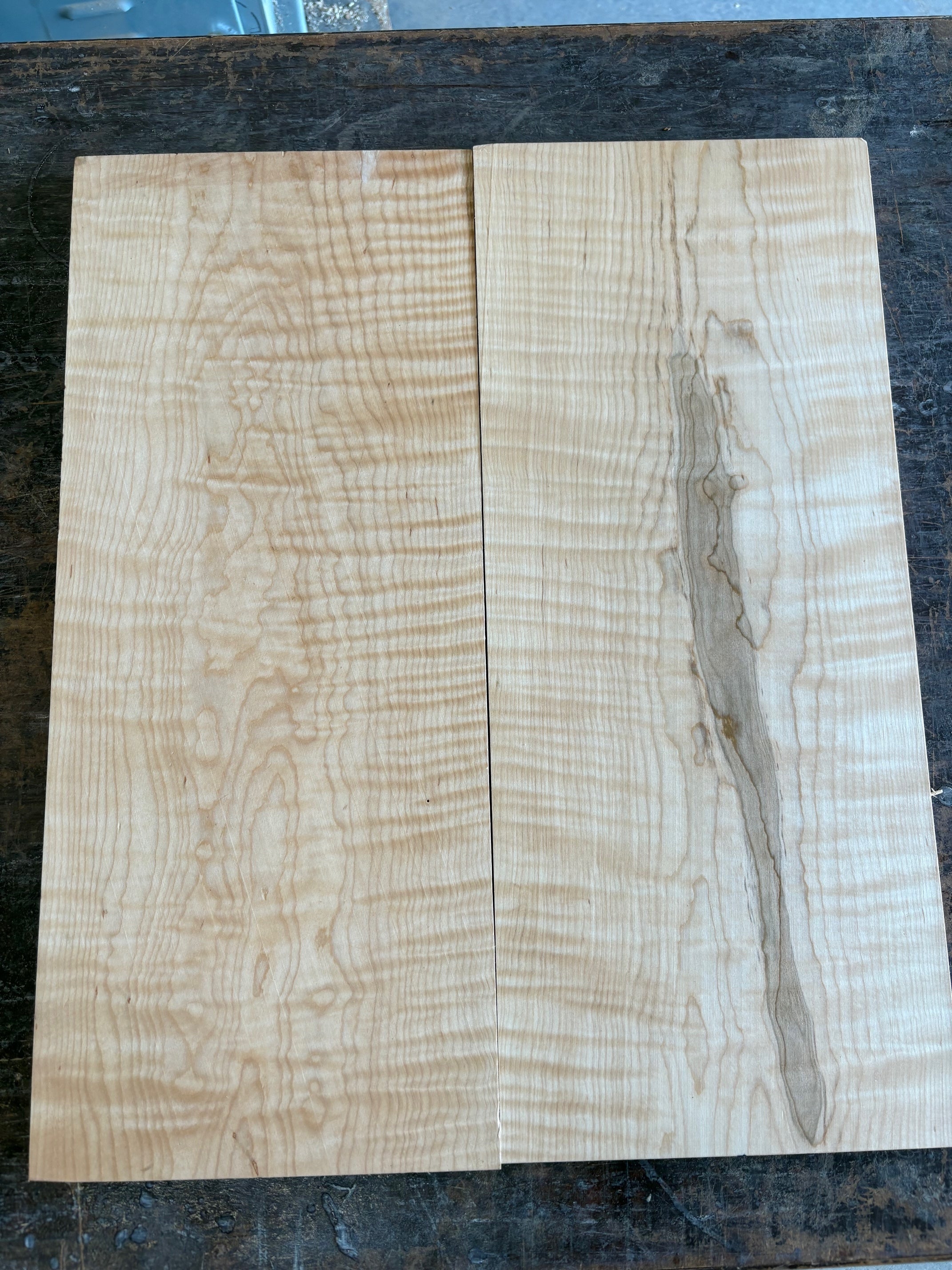 Curly Maple Carve Top-CMCT1003-$125 Includes Shipping
