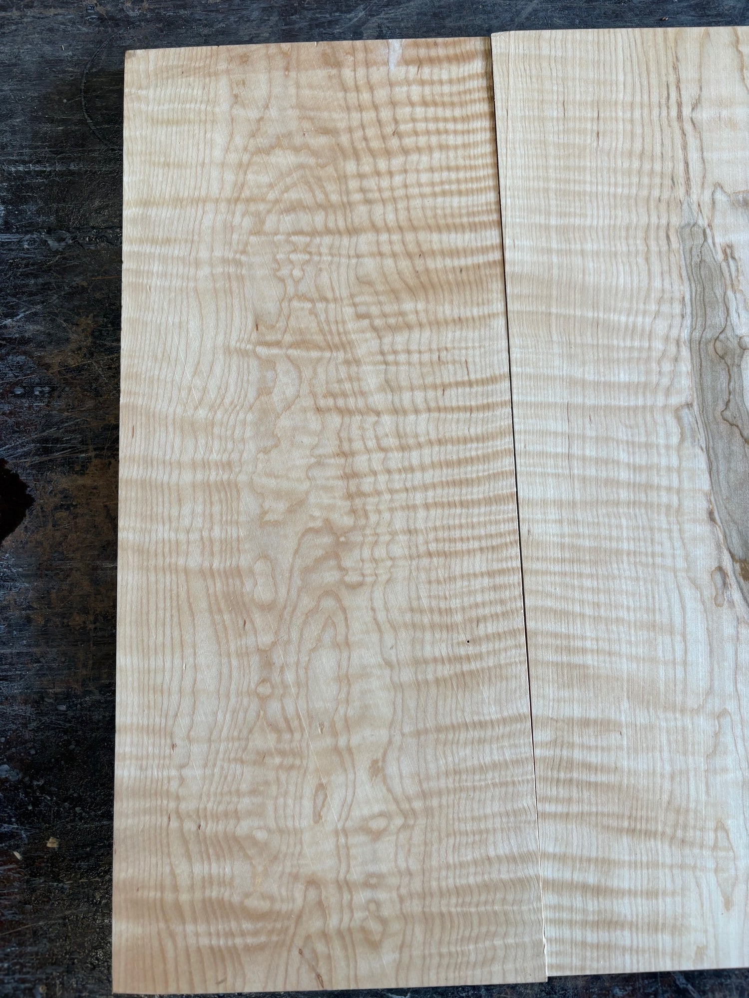 Curly Maple Carve Top-CMCT1003-$125 Includes Shipping