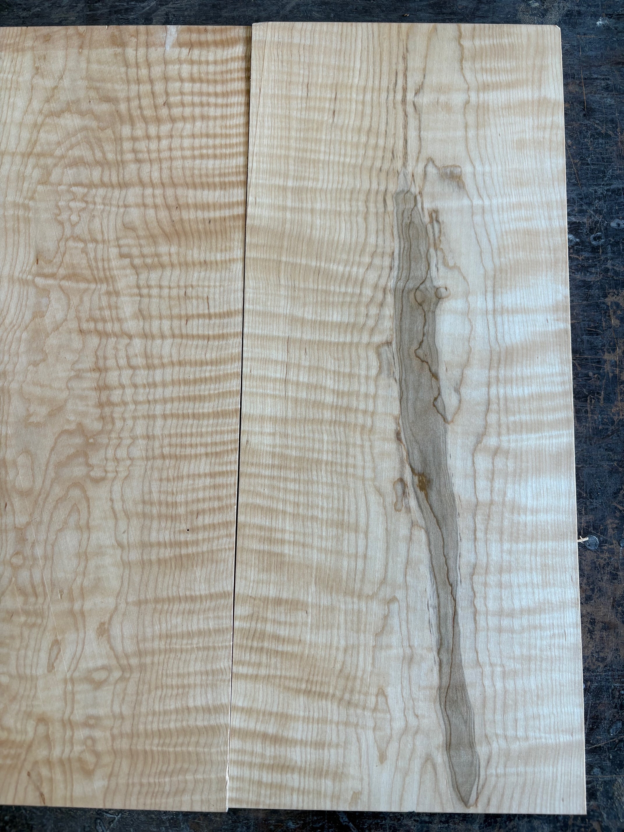 Curly Maple Carve Top-CMCT1003-$125 Includes Shipping