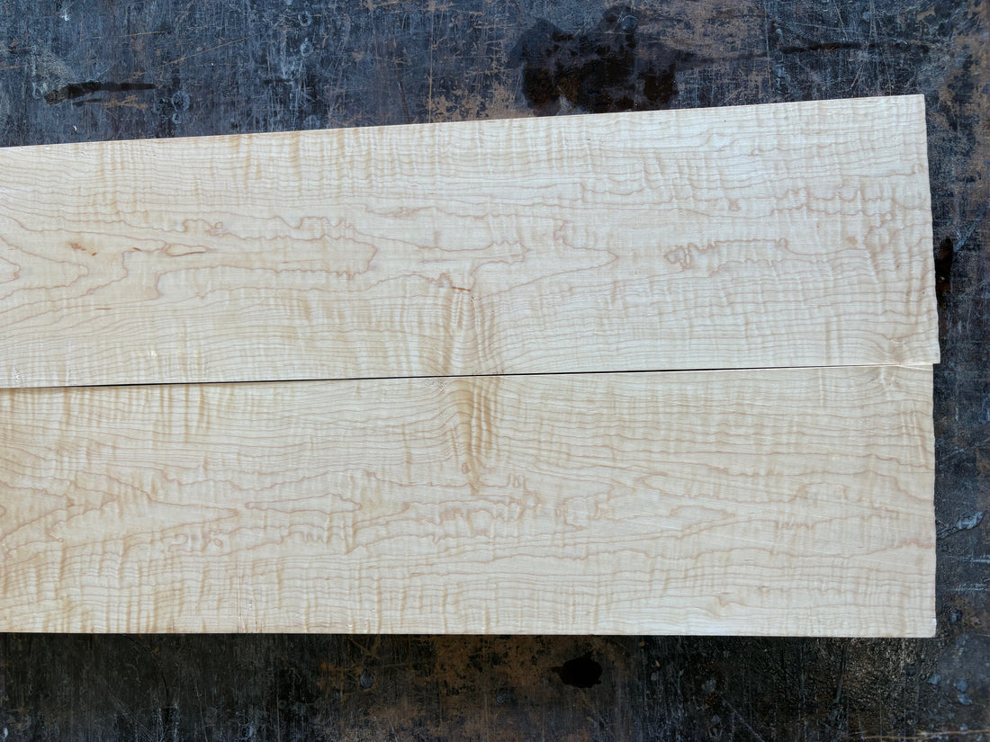 Curly maple carve top-CMCT1004-$125 Includes Shipping