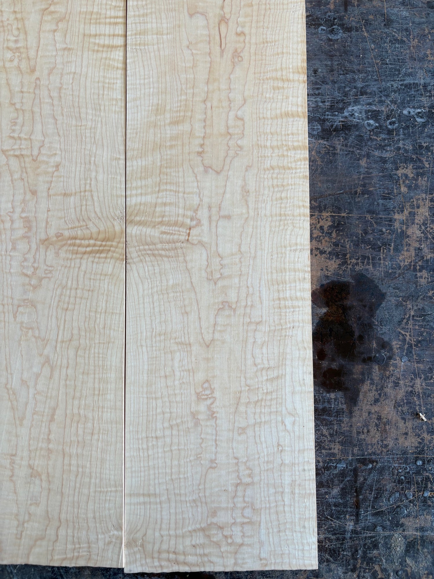 Curly maple carve top-CMCT1004-$125 Includes Shipping