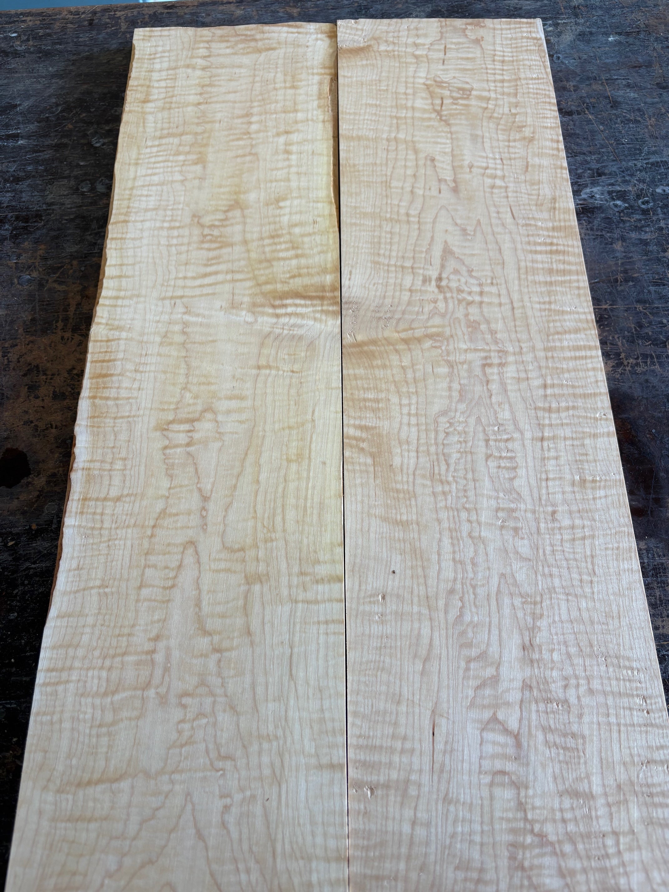 Curly maple carve top-CMCT1004-$125 Includes Shipping