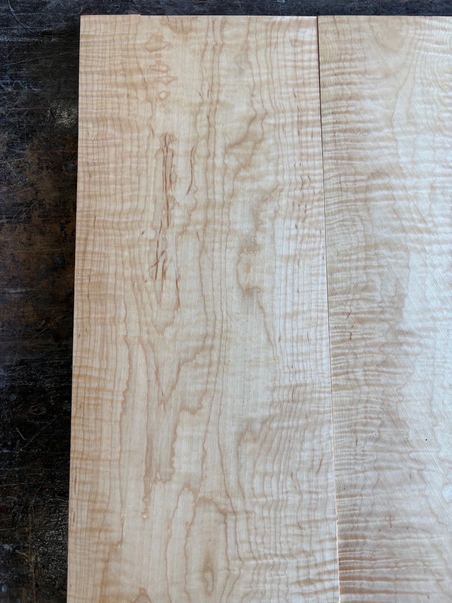 Curly maple carve top-CMCT1005-$125 Includes Shipping