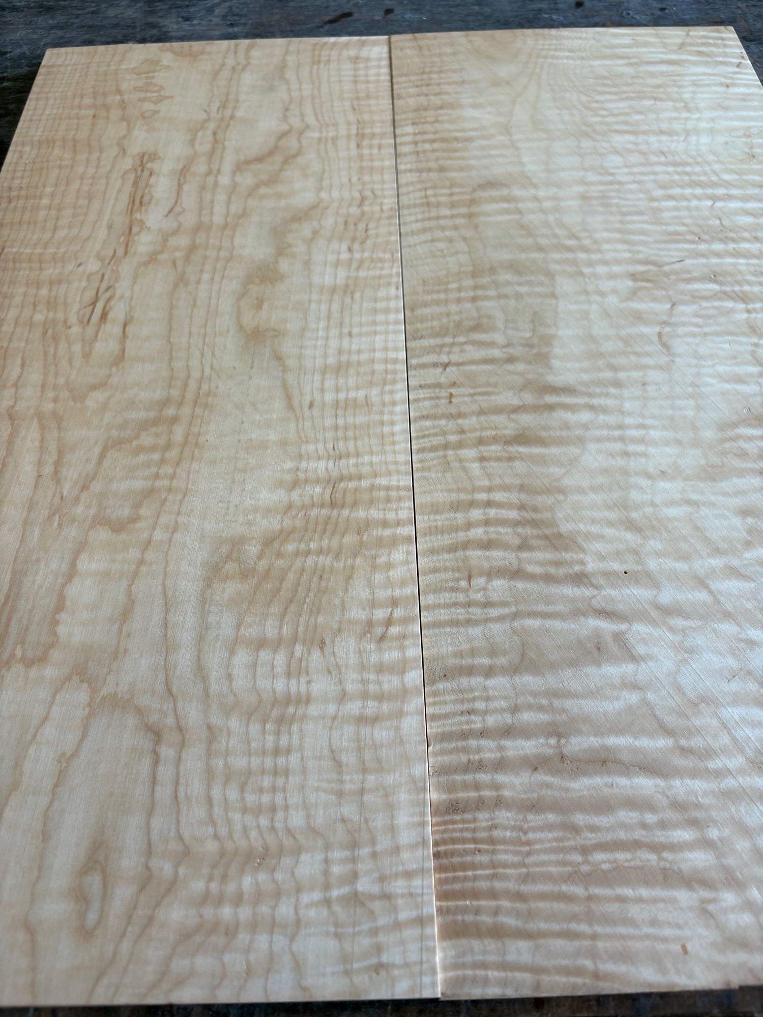 Curly maple carve top-CMCT1005-$125 Includes Shipping