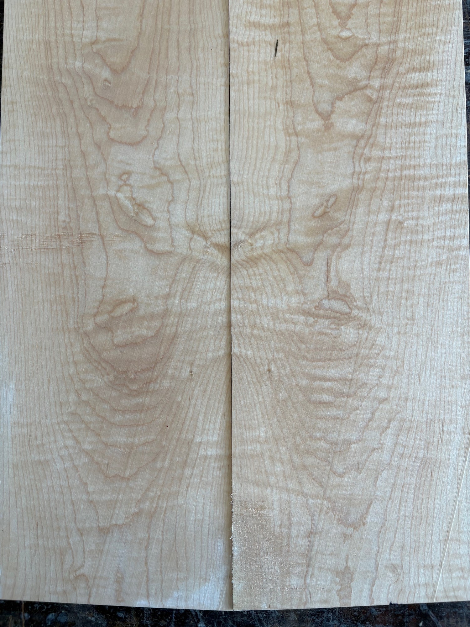 Curly Maple Carve Top-CMCT1007-$125 Includes Shipping