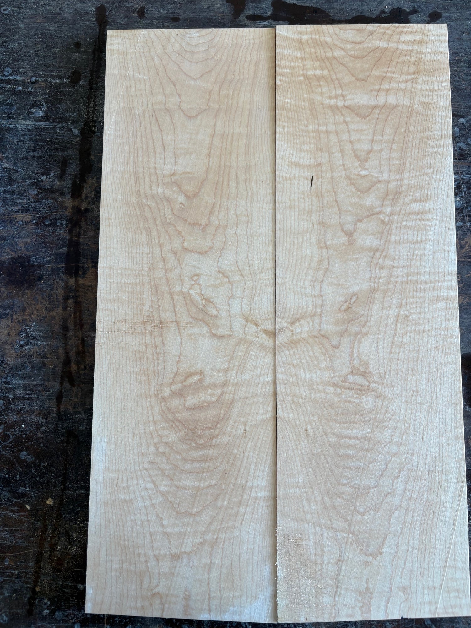 Curly Maple Carve Top-CMCT1007-$125 Includes Shipping