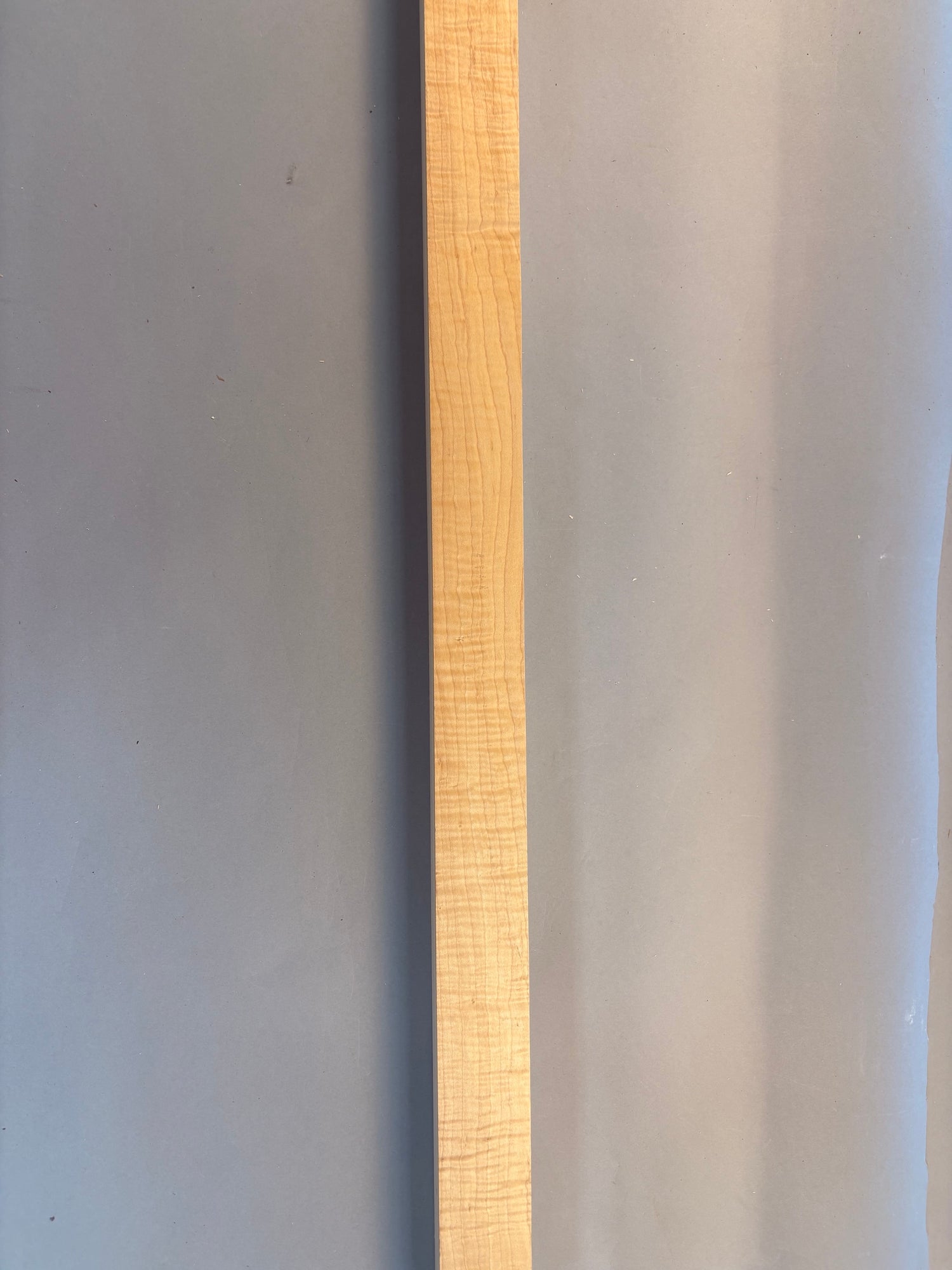 long curly soft maple turning blank with heavy consistent curl