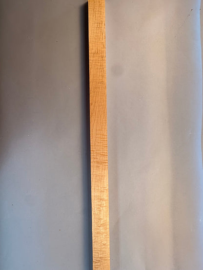 long curly soft maple turning blank with heavy consistent curl
