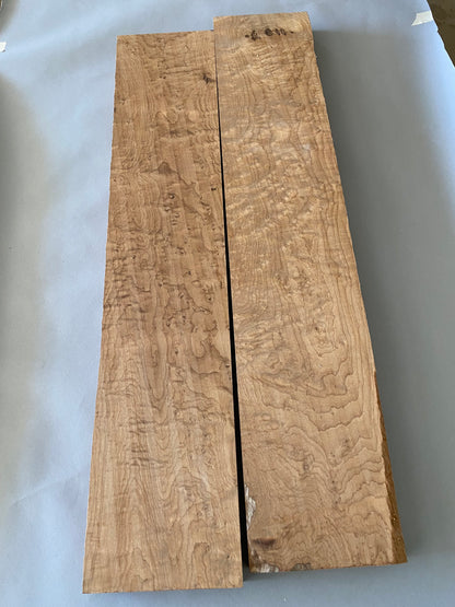 6/4 birdseye maple and flame birch 5  PC Roasted guitar neck stock bundle-250$  plus shipping